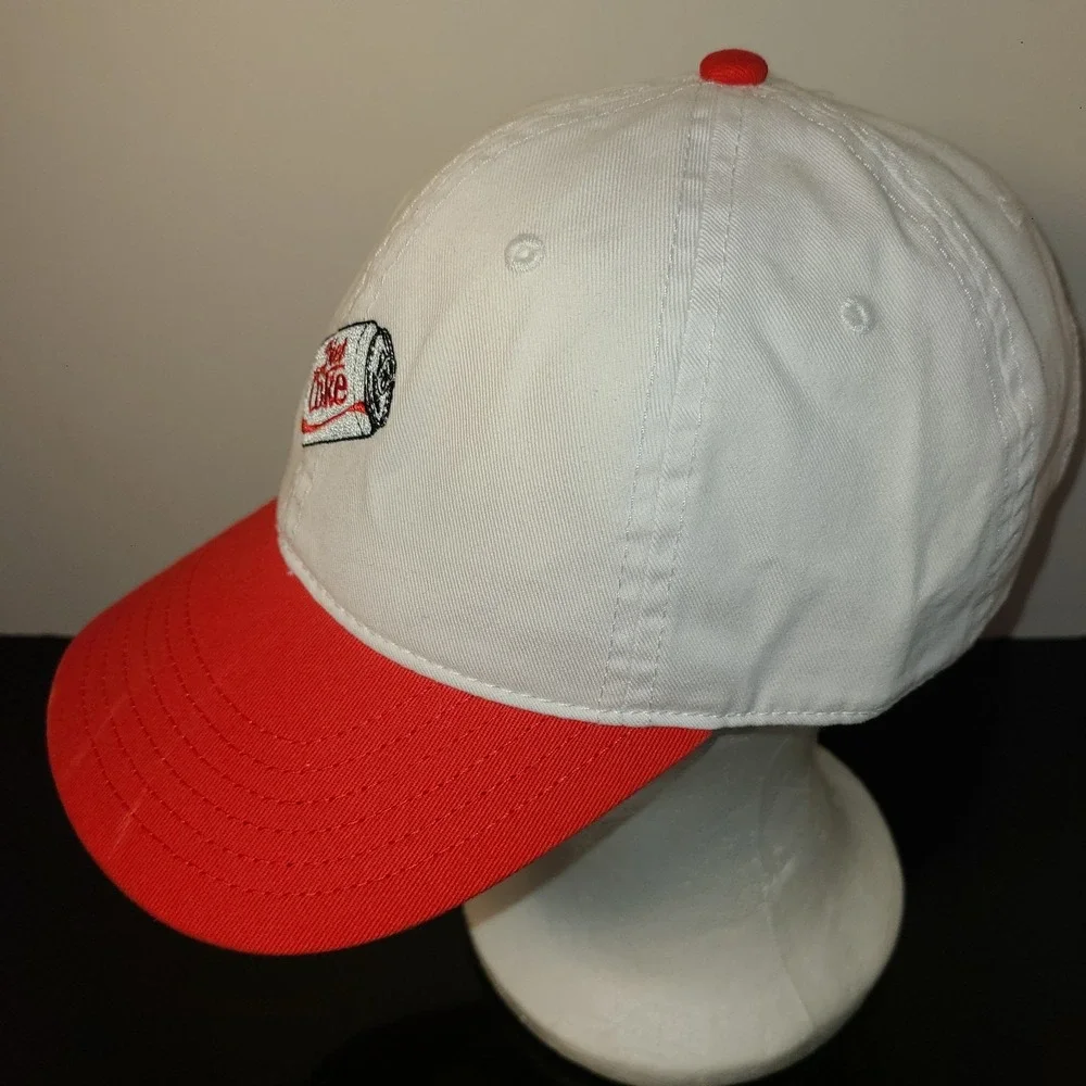 Diet Coke Hat White Red Adjustable Cap Embroidered Logo Coca Cola NWOT